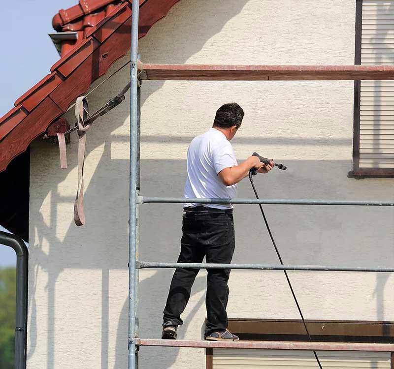 Ravalement peinture façade - SCHEIT COUVERTURE 67 : artisan peintre sur Strasbourg et dans tout le BAS-RHIN (67) : nettoyage, démoussage, traitement anti-mousse, ravalement peinture façade, imperméabilisation hydrofuge façade . Intervention sur Strasbourg et dans tout le BAS-RHIN (67)