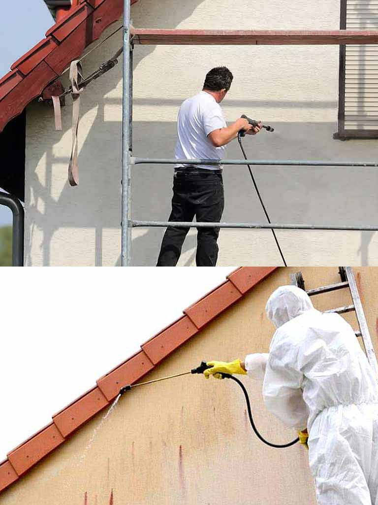 Ravalement peinture façade - SCHEIT COUVERTURE 67 : artisan peintre sur Strasbourg et dans tout le BAS-RHIN (67) : nettoyage, démoussage, traitement anti-mousse, ravalement peinture façade, imperméabilisation hydrofuge façade . Intervention sur Strasbourg et dans tout le BAS-RHIN (67)